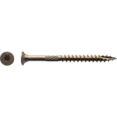 Big Timber No. 10 x 3 In. Bronze Flat Head Wood Screw, 320PK 5BTX103